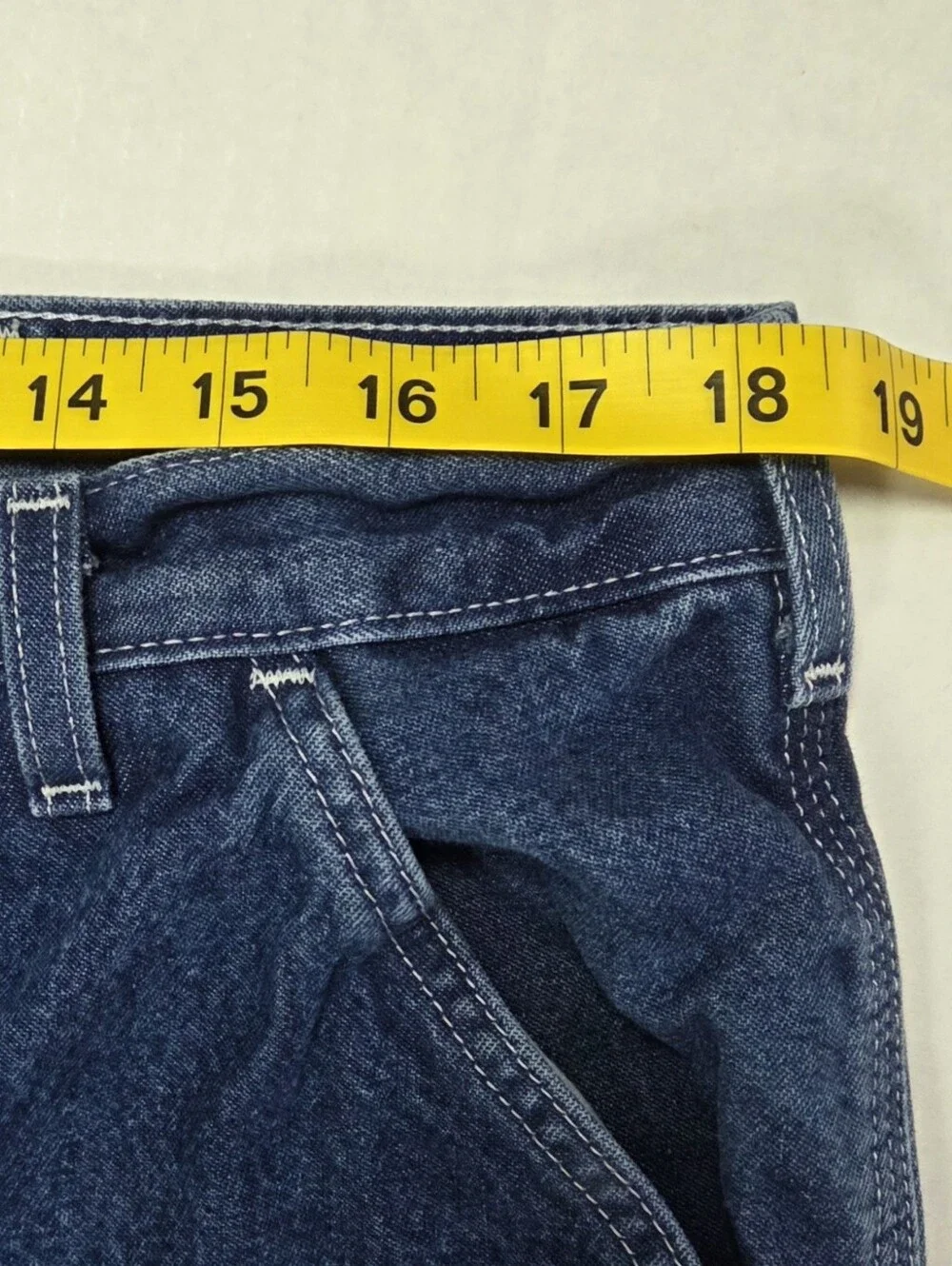Carhartt Loose Fit Carpenter Jeans B13 Mens Size 38x32 Darkstone Workwear